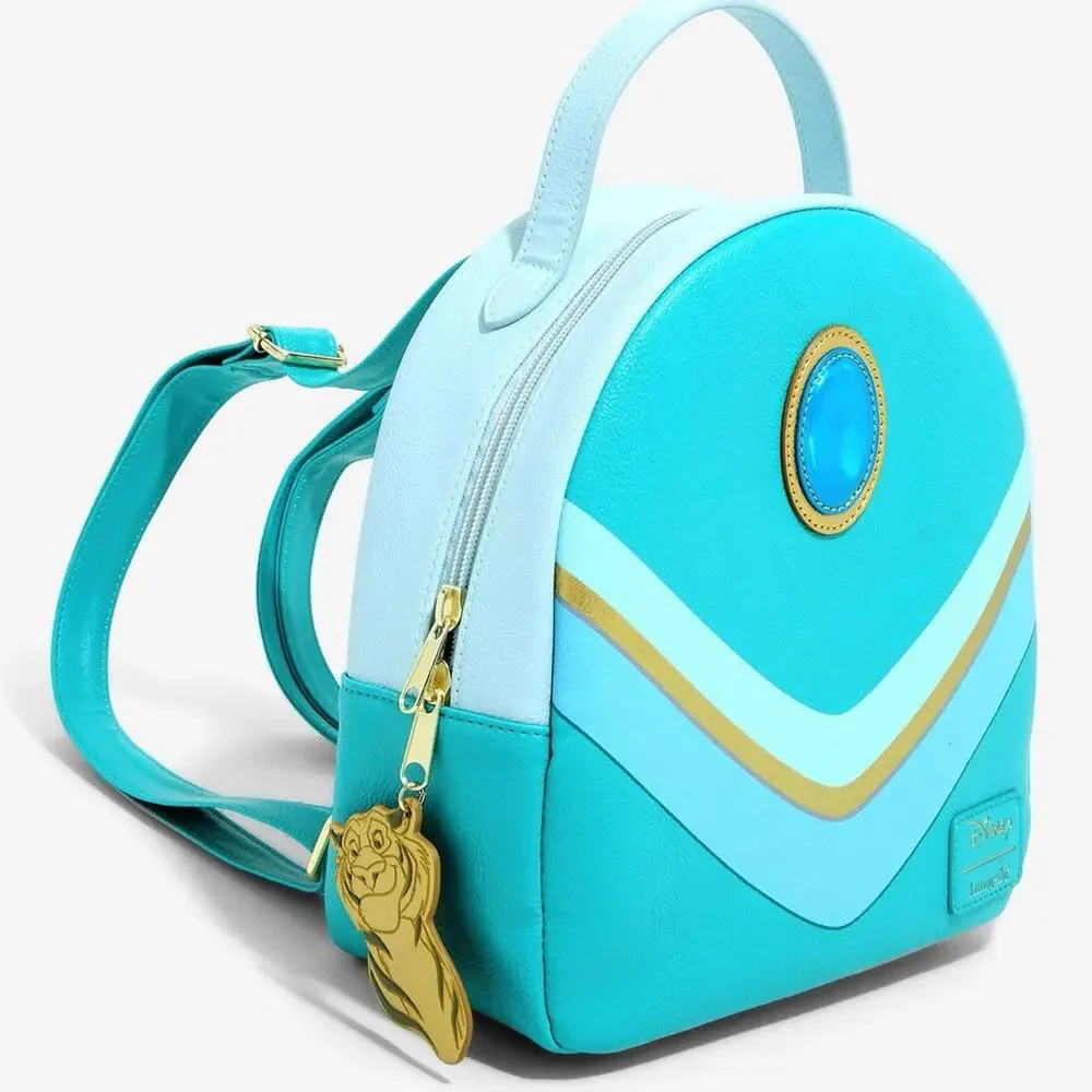 Exclusive Loungefly Disney Princess Jasmine Cosplay mine Backpack rajah Aladdin